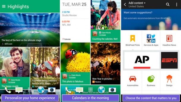 HTC BlinkFeed hírolvasó szinte mindenkinek