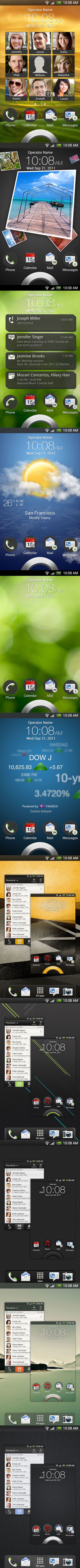 HTC Sense 4.0: fotók az Endeavor-ból