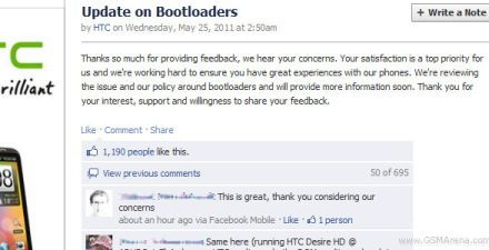 A HTC újragondolja a bootloader lezárását
