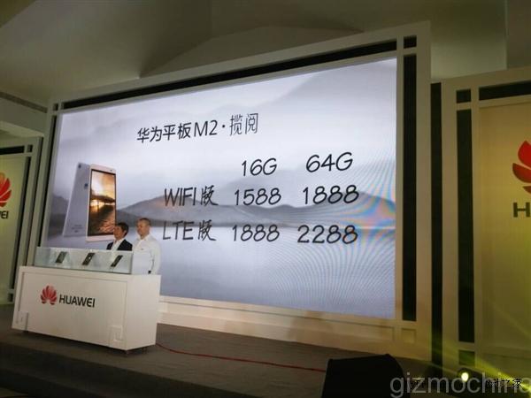 Huawei M2 tablet: 8 col, fém ház, szuper hangzással