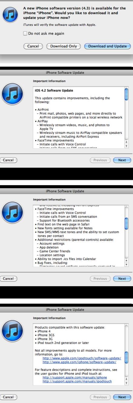 Apple iOS 4.3: letölthető