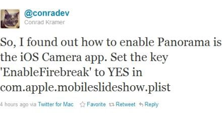 iOS 5: rejtett panoráma mód