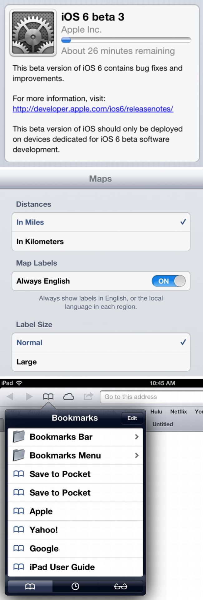 Készül az iOS 6 béta 3