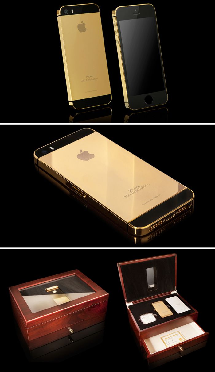 iPhone 5S: 24 karátos aranyból