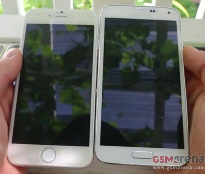Fotó! Apple iPhone 6 vs Samsung Galaxy S5