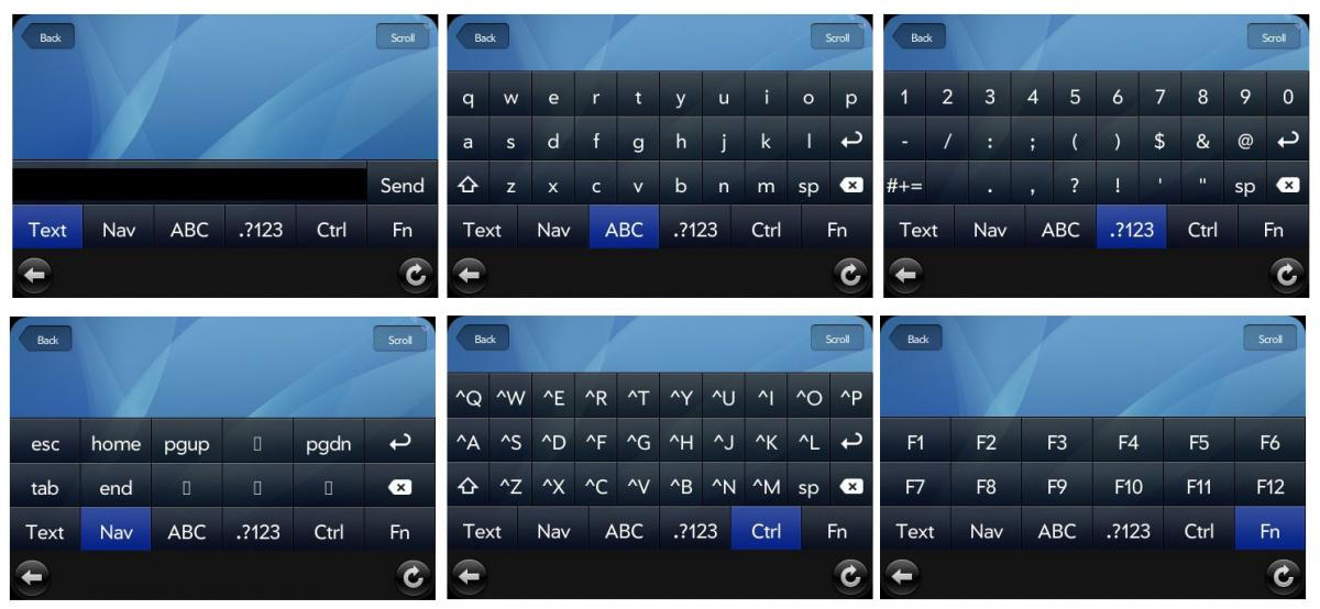 Virtuális billentyûzet Palm Pre-re