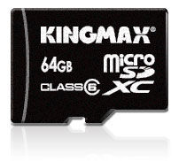 Kingmax: itt a világ első 64 gigabájtos microSD kártyája