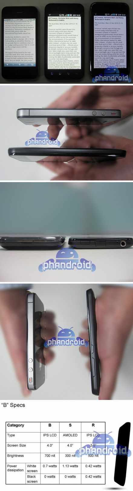 LG B, vékonyabb mint az iPhone 4