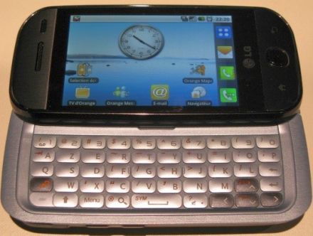 Videón: LG GW620 Androiddal