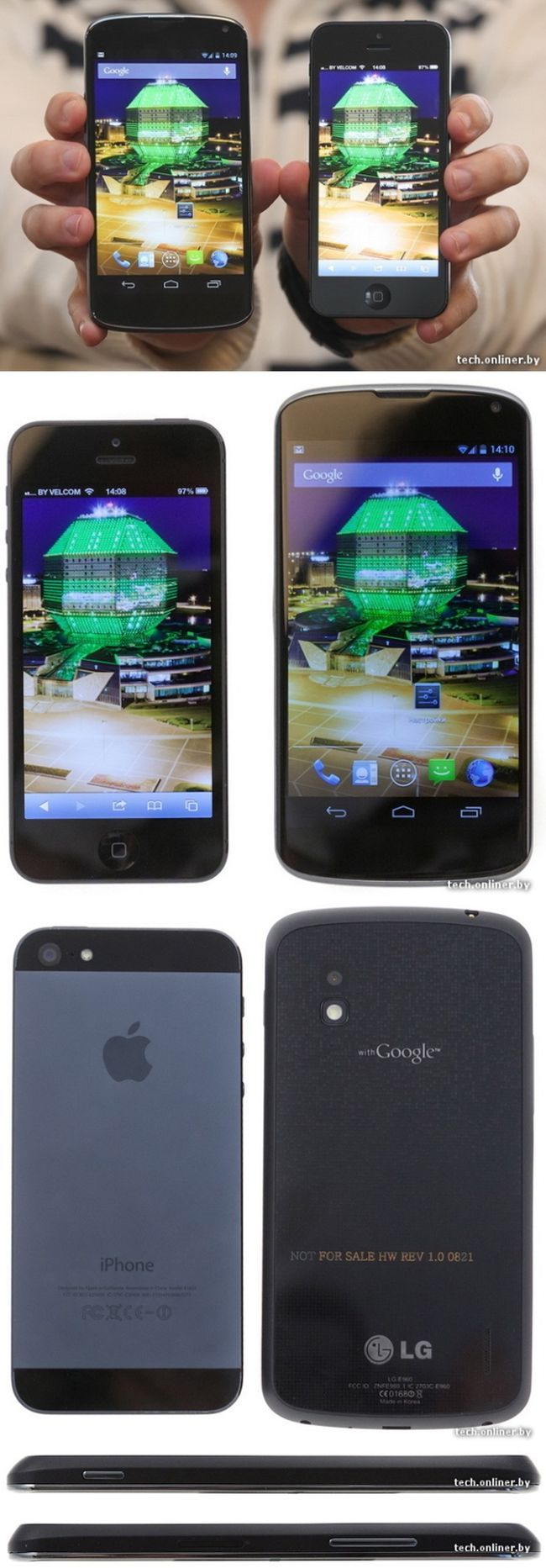 iPhone 5 vs LG Nexus: a nagy megmérettetés