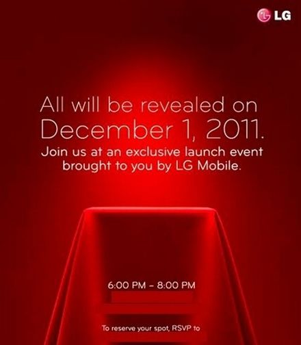 LG bemutató december 1-jén