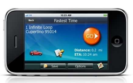Újabb iPhone autós navigáció