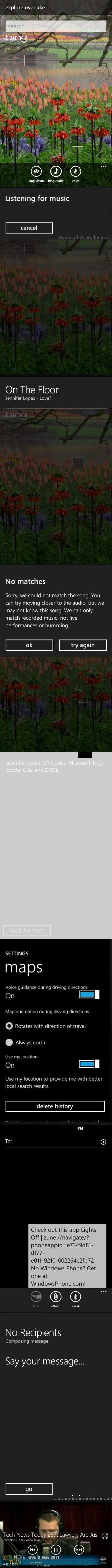 WP7 Mango: hangos navigációval