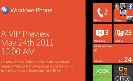 WP7 frissítés előzetes május 24-én