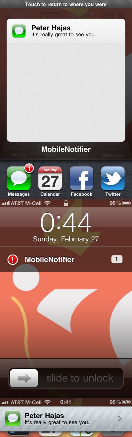 Magyar fejlesztette iOS értesítés