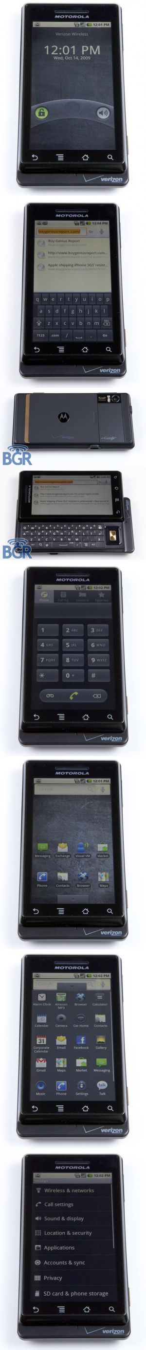 Élõben a Motorola Droid mobillal