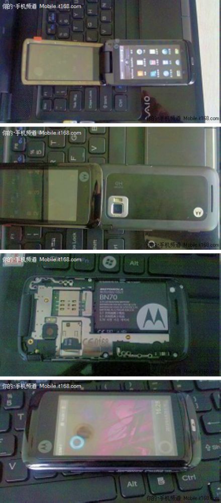 Videón és fotókon a Motorola MT810/820 Ming