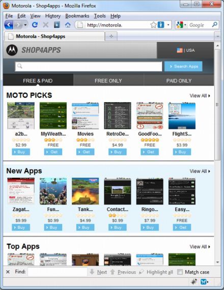 Saját Android alkalmazásbolt a Motorola kínálatában