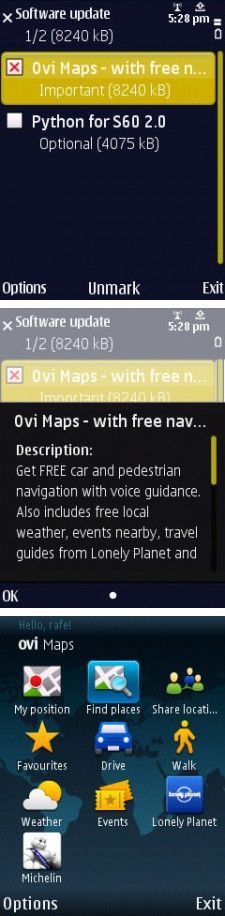 Ingyen Ovi Maps Nokia N86 mobilokra