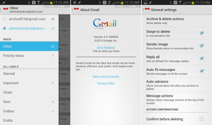 Elindult a Gmail frissítés, innen is letölthető