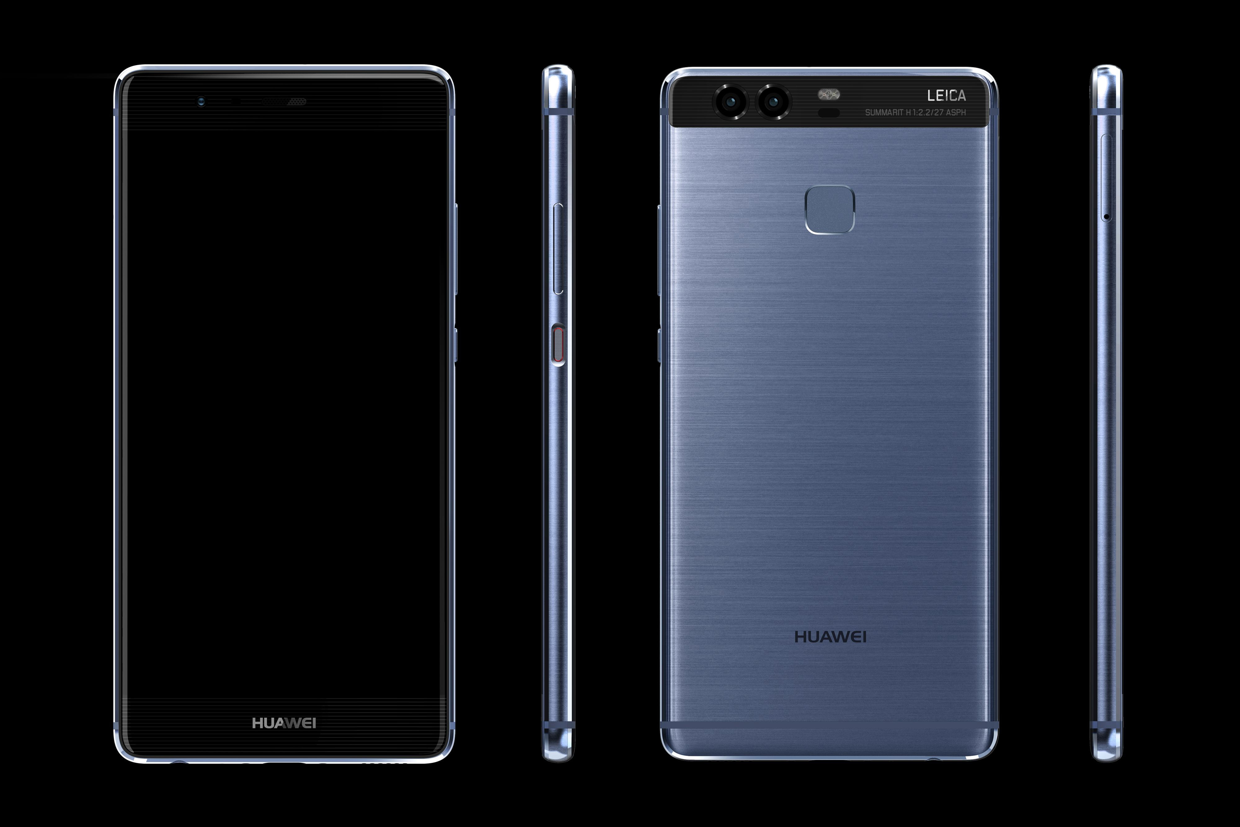 Gyorstöltõvel érkezett meg az új, kék Huawei P9