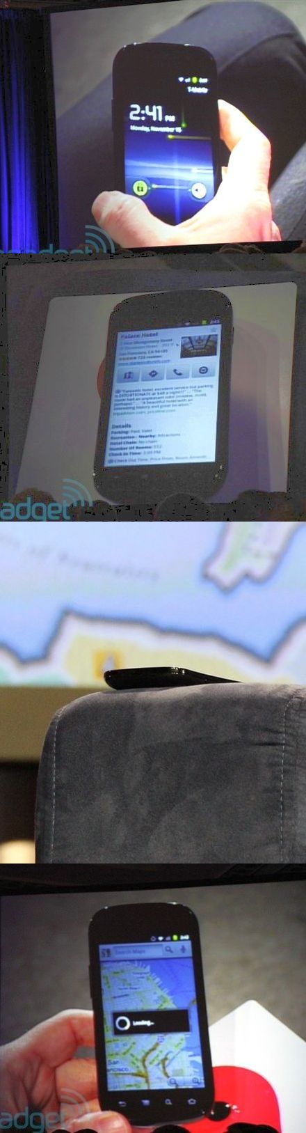 Gingerbread heteken belül és Nexus S képek