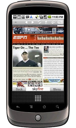 Androidra is készül a Skyfire böngészõ