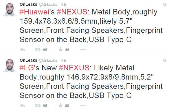 Nexusok Friss pletykák: LG Nexus és Huawei Nexus