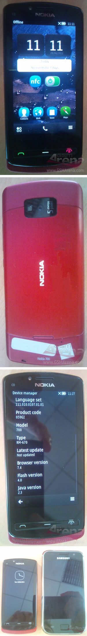 Nokia 700 Zeta kémfotók