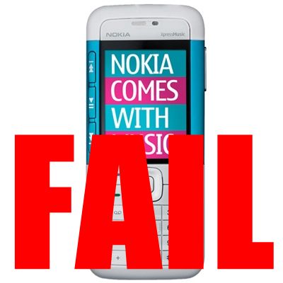 A Nokia Comes with Music megbukott