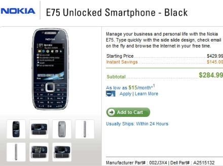 Nokia E75 55 ezer forintért