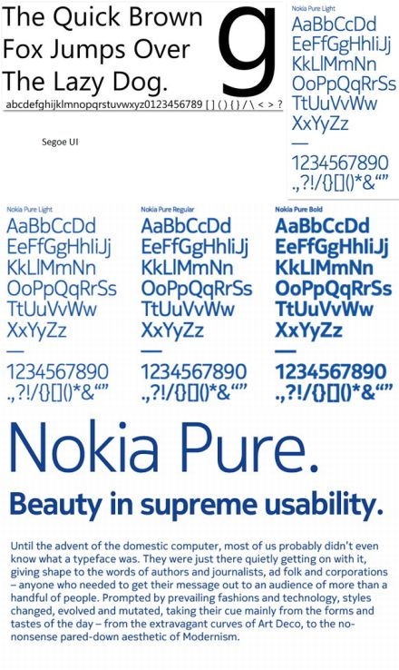 A Nokia a Microsoft nyomására cserél betűtípust