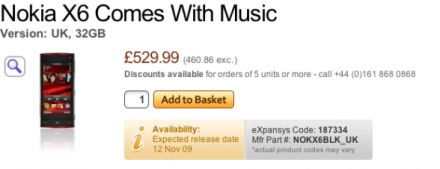 Nokia X6 az ajtóban