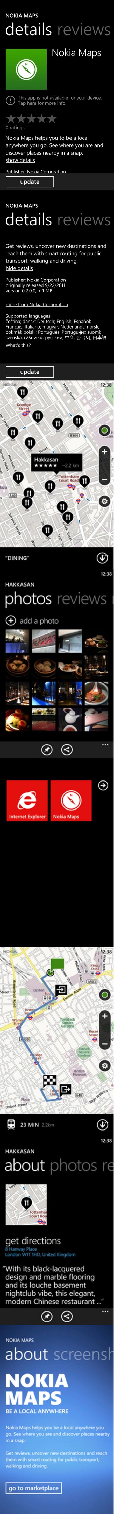 Ingyen offline Nokia Maps a Marketplace-en