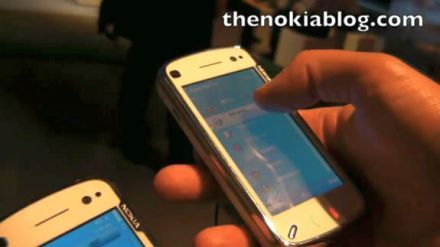 Nokia N97 Nokia N97 szoftver kinetikus görgetéssel!