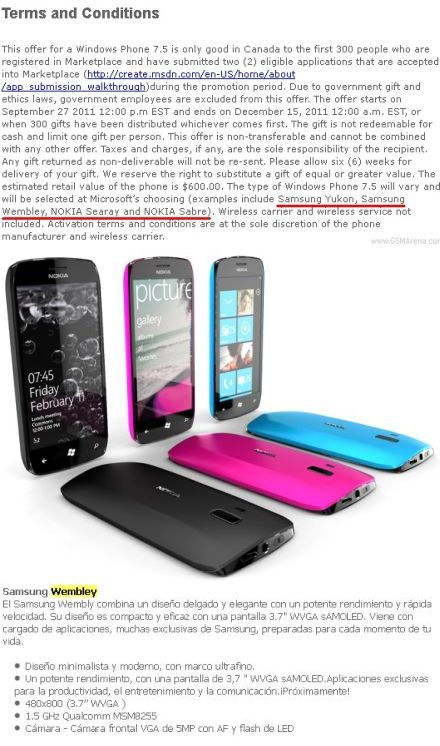 Sabre: újabb WP7-es Nokia bukott le