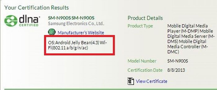 Samsung Galaxy Note 3: Android 4.3 és optikai képstabilizátor