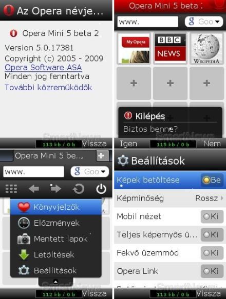 Megérkezett a magyar Opera Mini 5 beta