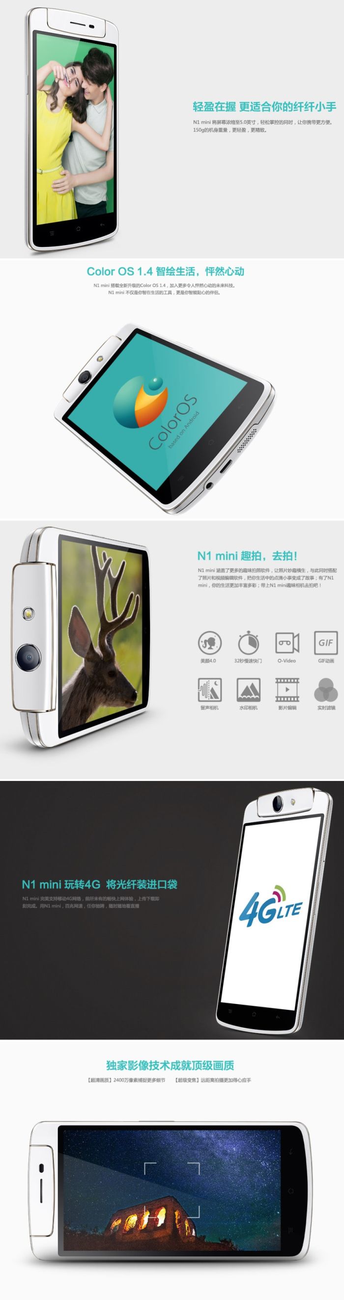 Forgatható kamerás mini mobil