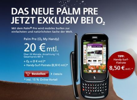 130 ezer forint a német Palm Pre