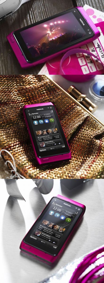 /txt/hirek/kepek/pink 440_20110503.jpg Csak csajoknak! Nokia N8 pinkben