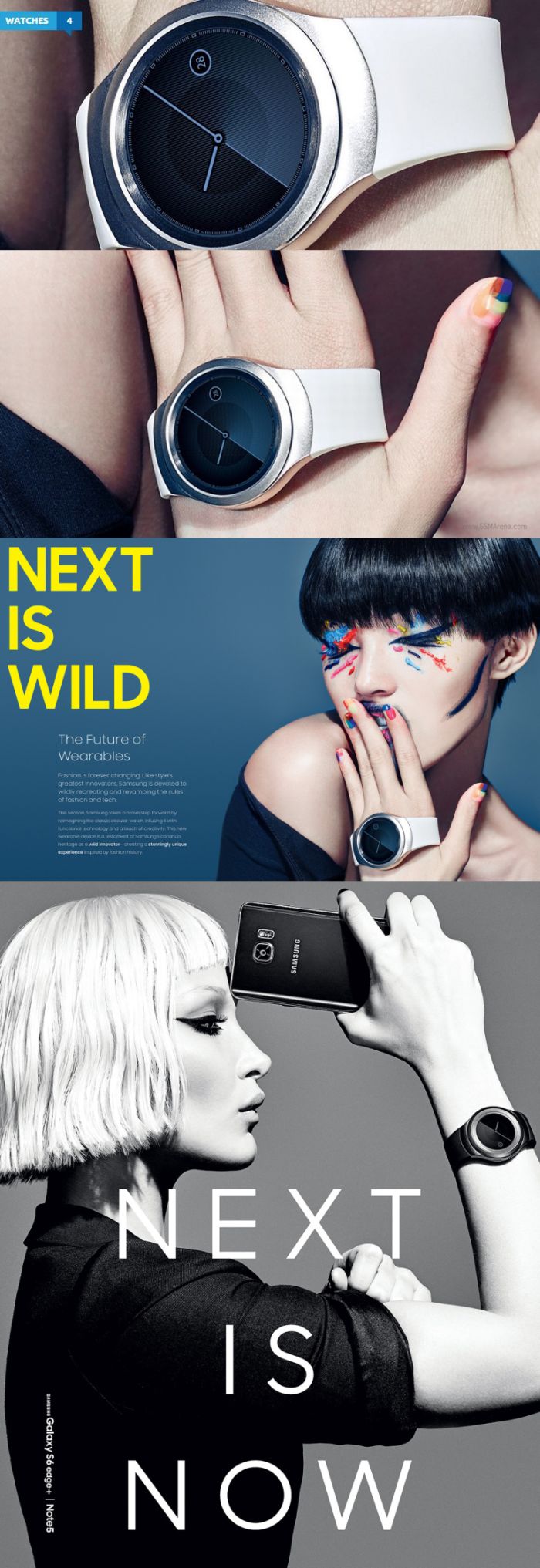 Gyönyörű a Samsung új okosórája