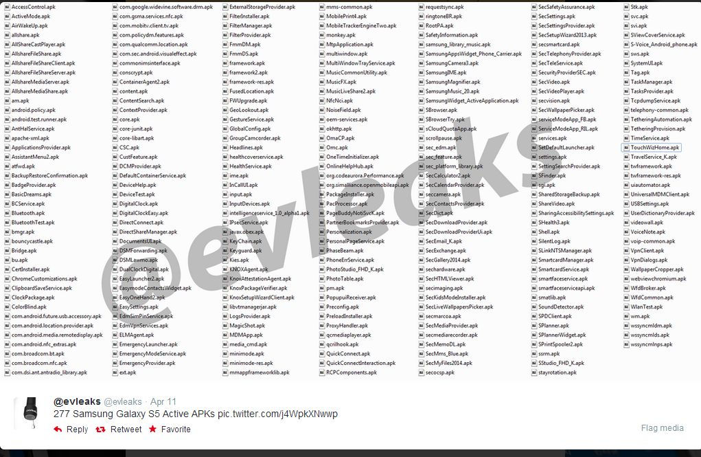 Samsung Galaxy S5 Active: gyárilag 277 alkalmazással