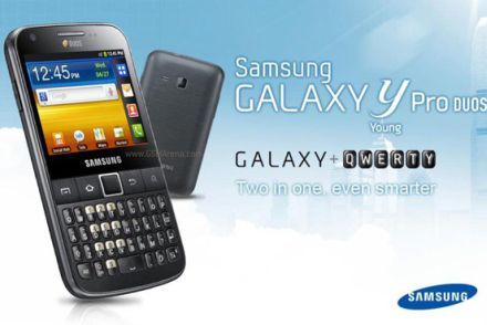 Samsung Galaxy Y Pro Duos: újabb két SIM-es modell