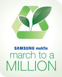 Samsung: gyûjtsünk össze egymillió mobilt!
