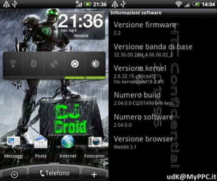 HTC Desire: Froyo és 720p videórögzítés