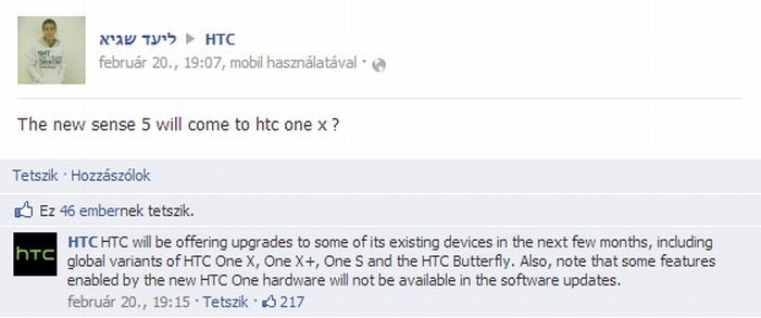 Ezekre lesz HTC Sense 5.0 frissítés