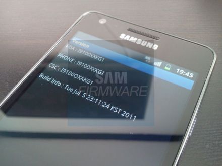 Android 2.3.4 Galaxy S II-re is