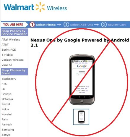 A Walmartnak nem kell a Google mobilja