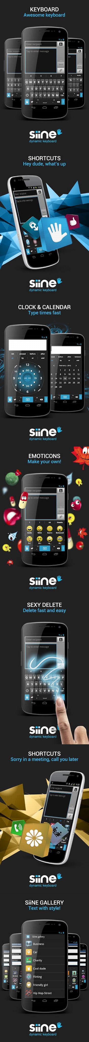 Siine billentyűzet: a Swype ellenfele